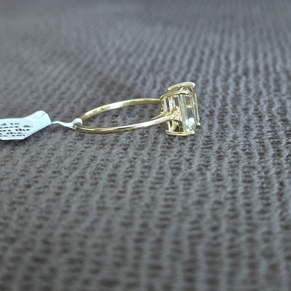 Shivam Rectangular Green💚 Amethyst Ring💍 - NWT - Picture 12 of 16
